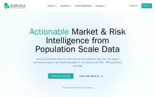 Screenshot of eureka.ai