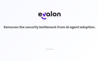 Screenshot of evalon.ai