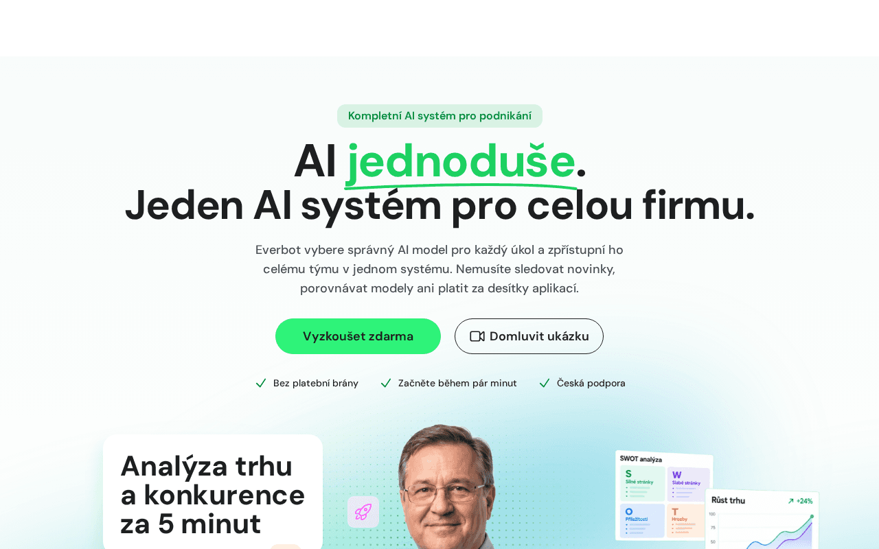 Screenshot of everbot.ai