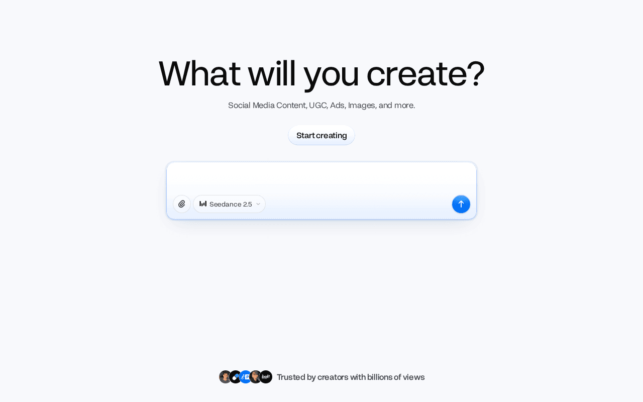 Screenshot of everygen.ai