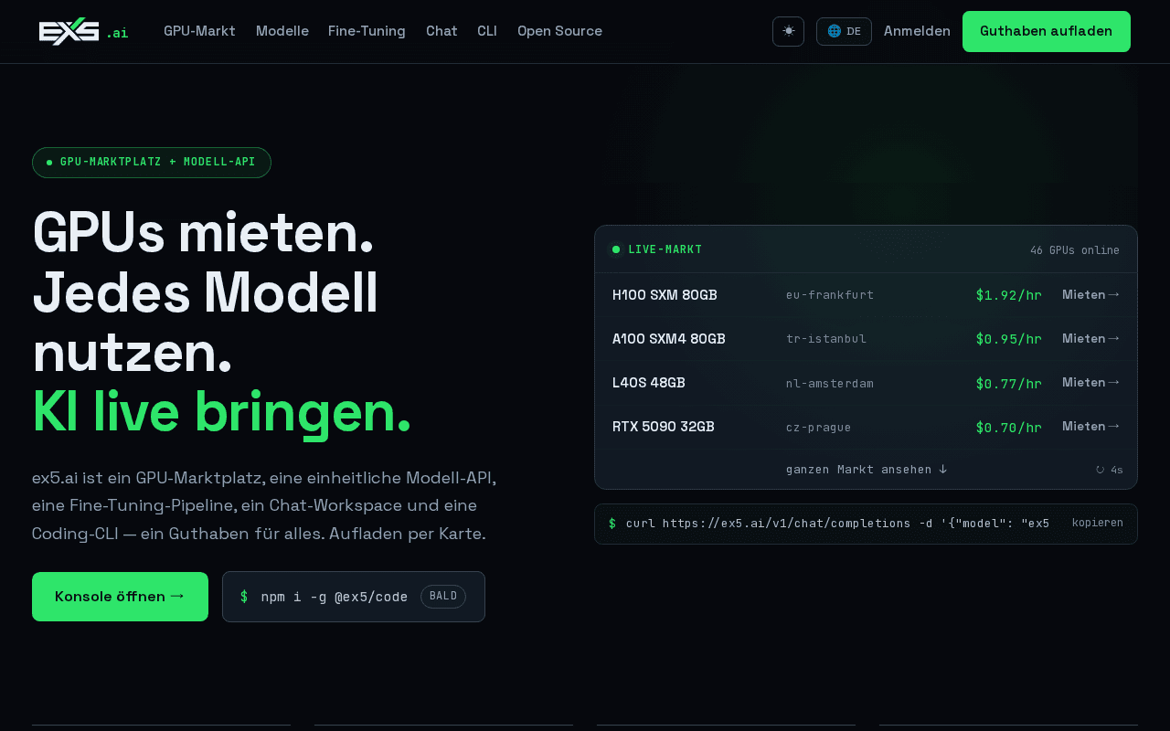 Screenshot of ex5.ai
