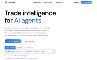 Screenshot of eximagent.ai