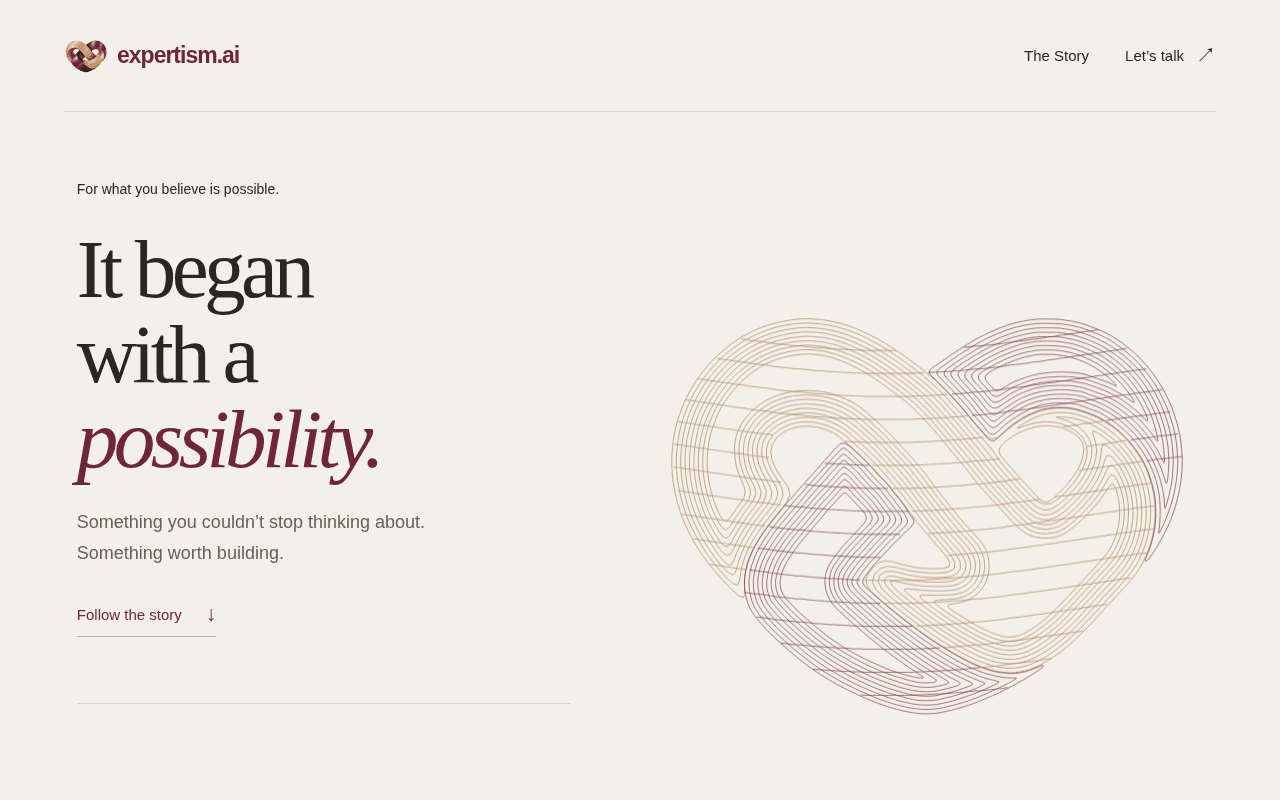 Screenshot of expertism.ai