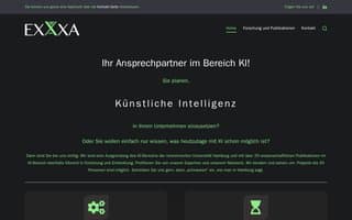 Screenshot of exxxa.ai