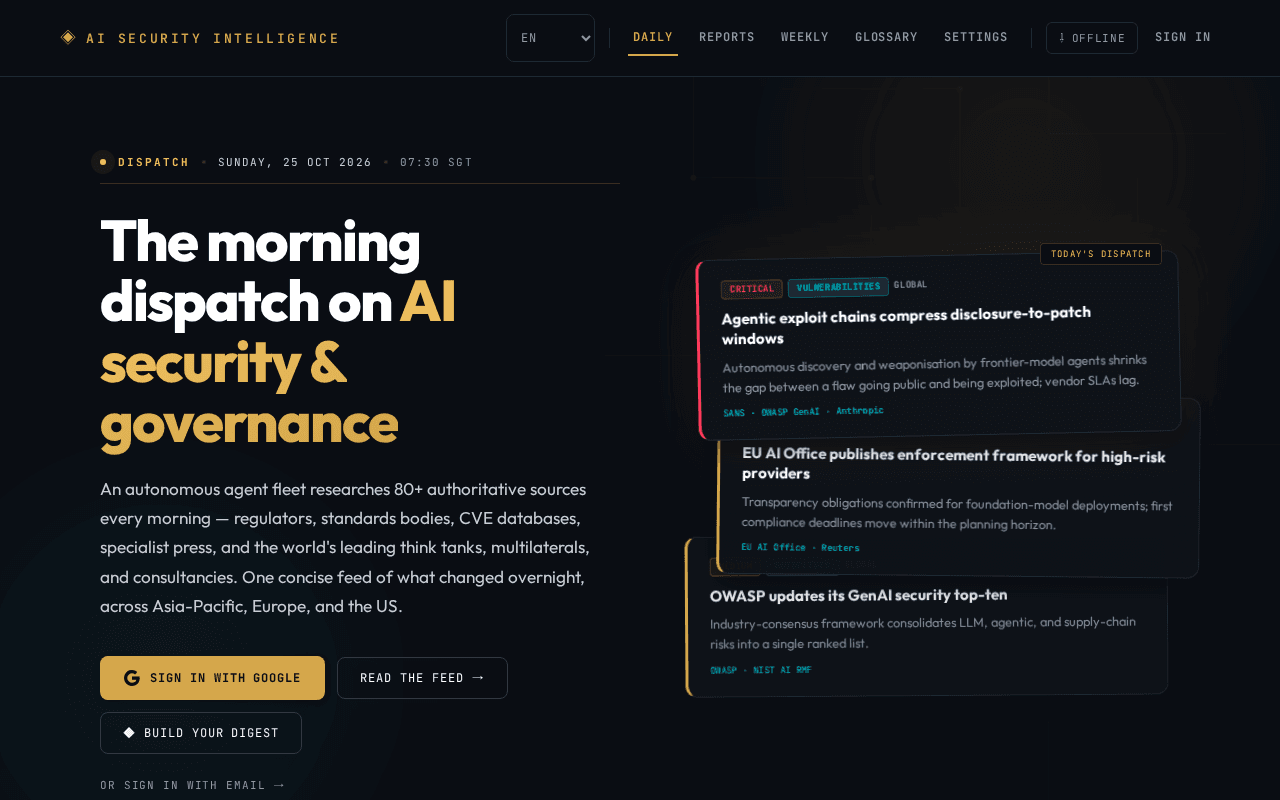 Screenshot of eyeon.ai