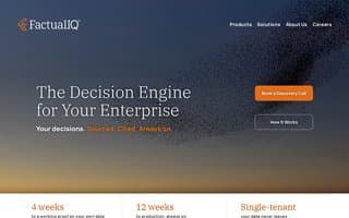 Screenshot of factualiq.ai