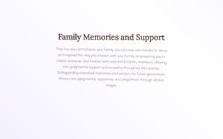 Screenshot of familia.ai