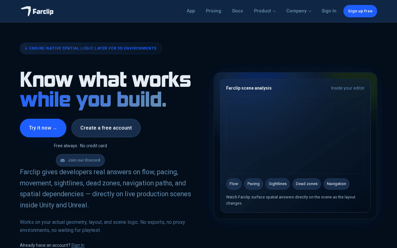 Screenshot of farclip.ai