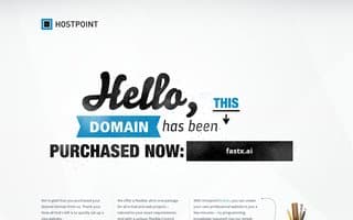 Screenshot of fastx.ai