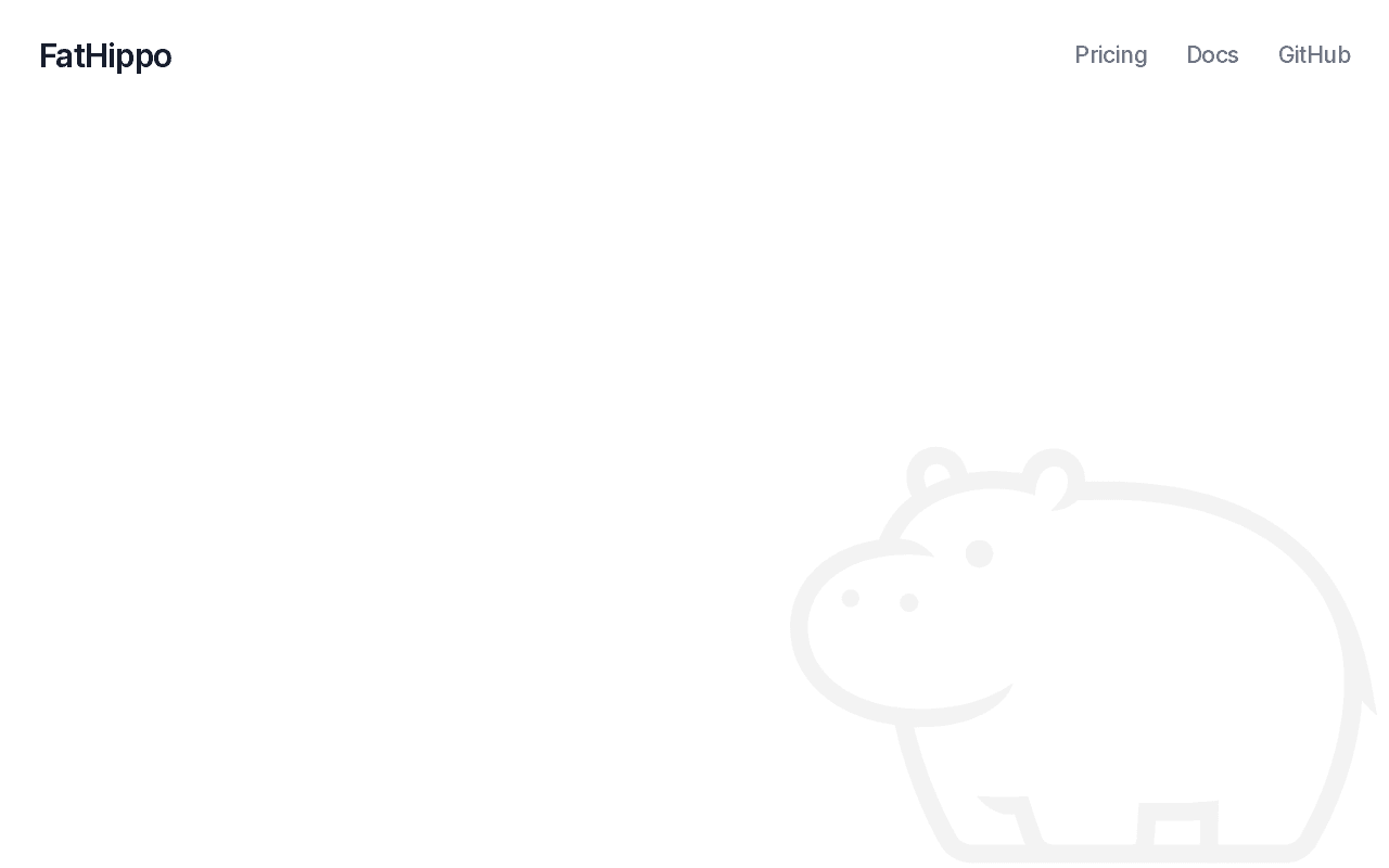Screenshot of fathippo.ai