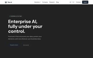 Screenshot of faur.ai