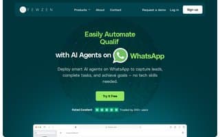 Screenshot of fewzen.ai