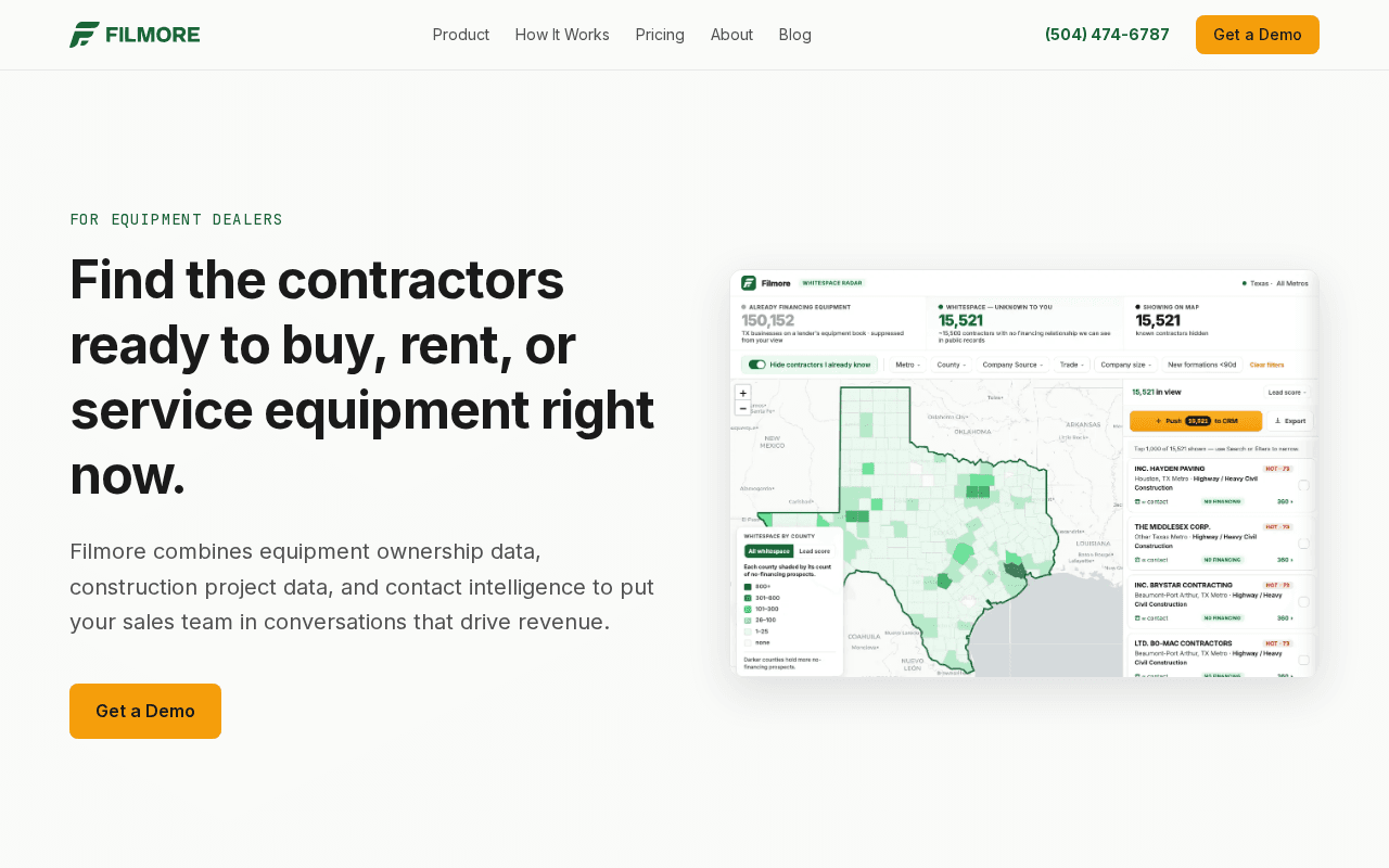 Screenshot of filmore.ai