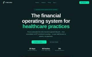 Screenshot of fincura.ai
