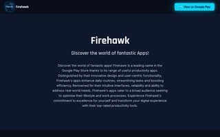 Screenshot of firehawk.ai