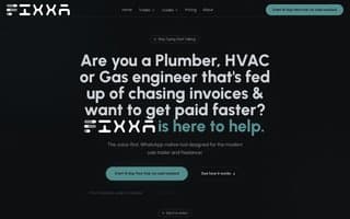 Screenshot of fixxa.ai