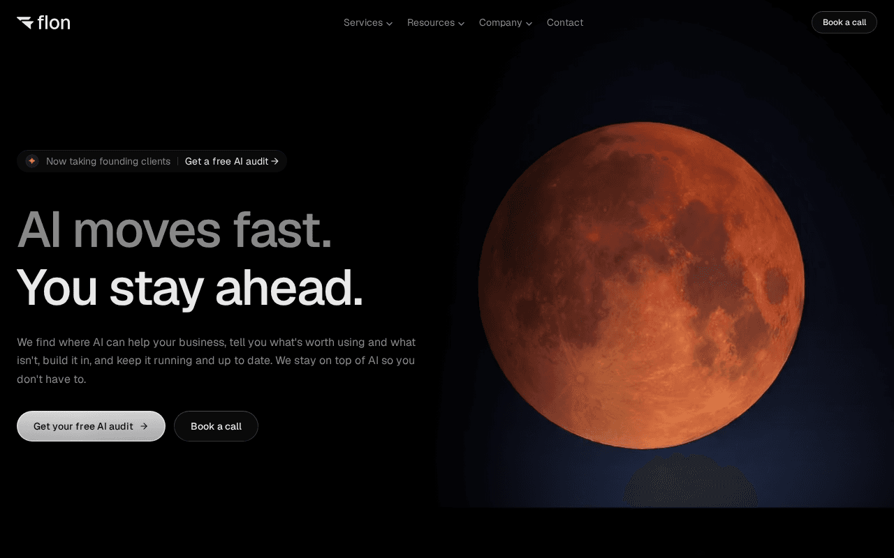 Screenshot of flon.ai