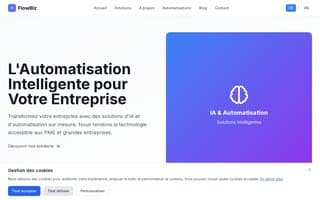 Screenshot of flowbiz.ai