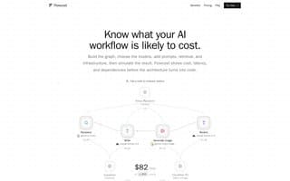 Screenshot of flowcost.ai
