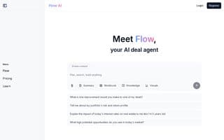 Screenshot of flowcre.ai