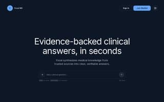 Screenshot of focalmd.ai