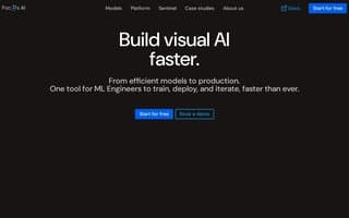Screenshot of focoos.ai