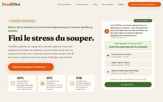 Screenshot of foodpilot.ai