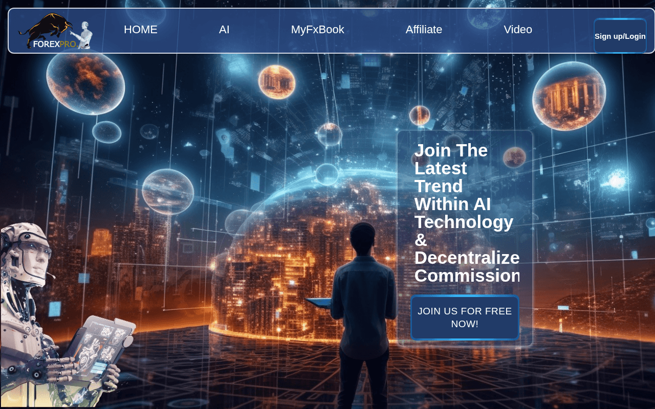 Screenshot of forexpro.ai