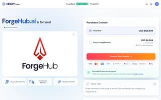 Screenshot of forgehub.ai
