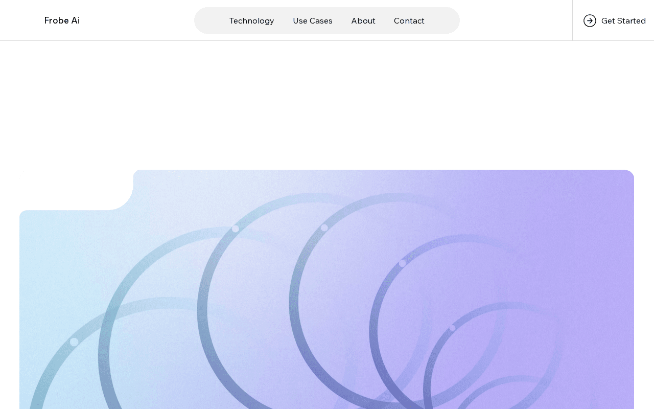 Screenshot of frobe.ai