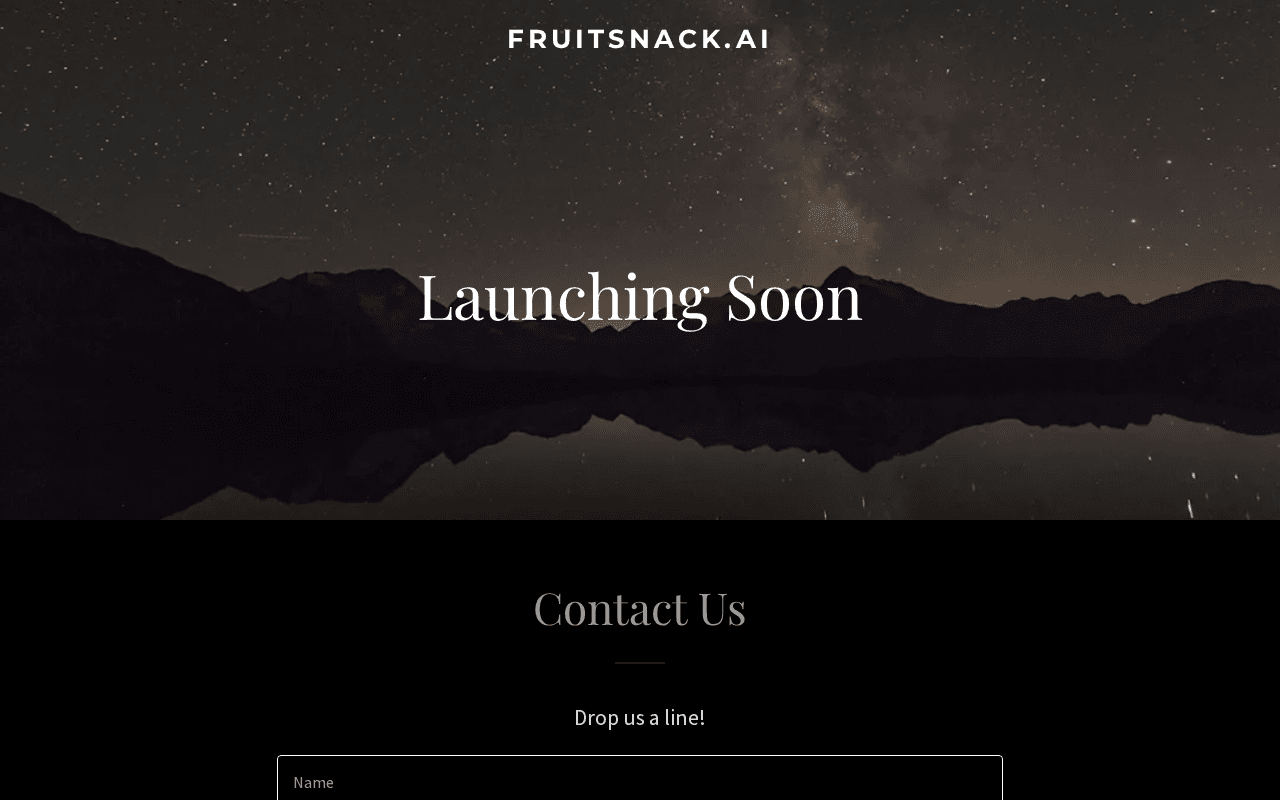 Screenshot of fruitsnack.ai