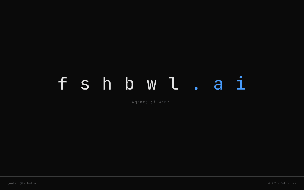 Screenshot of fshbwl.ai