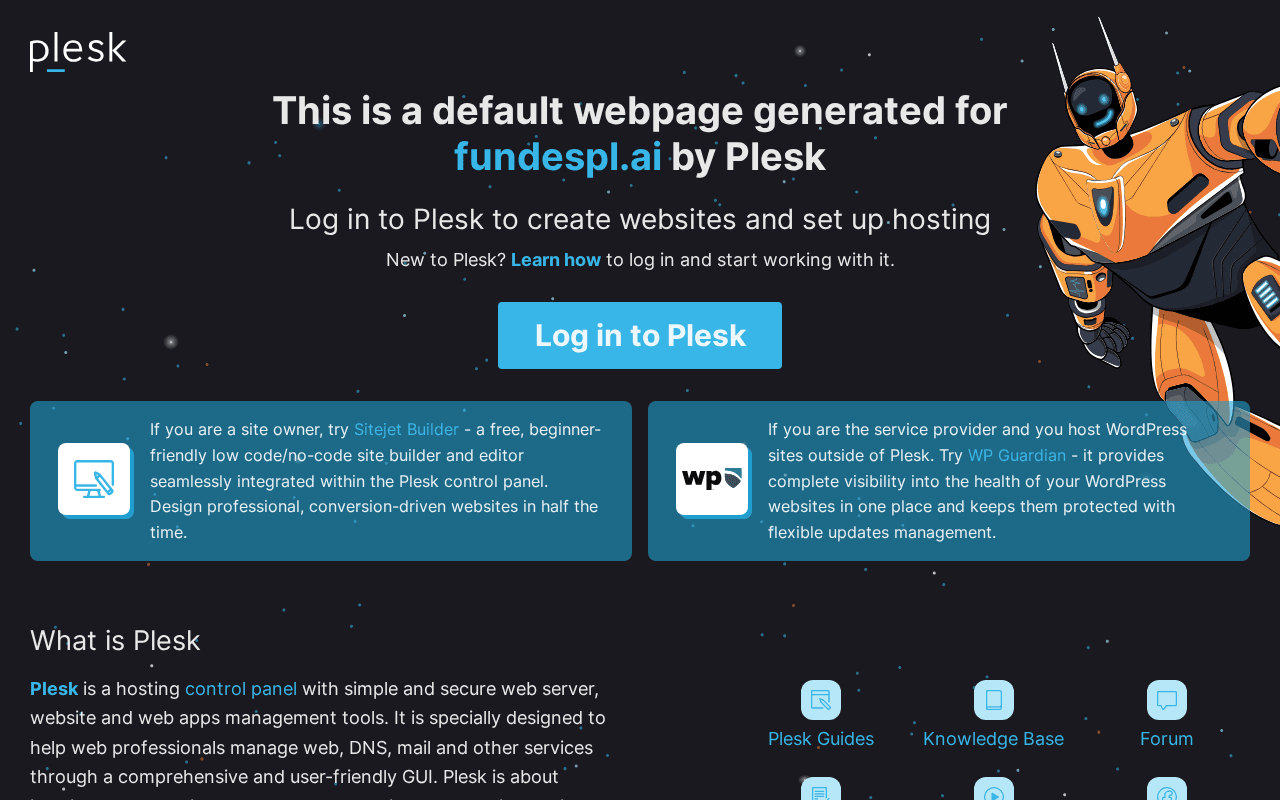 Screenshot of fundespl.ai