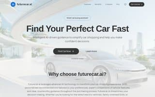 Screenshot of futurecar.ai