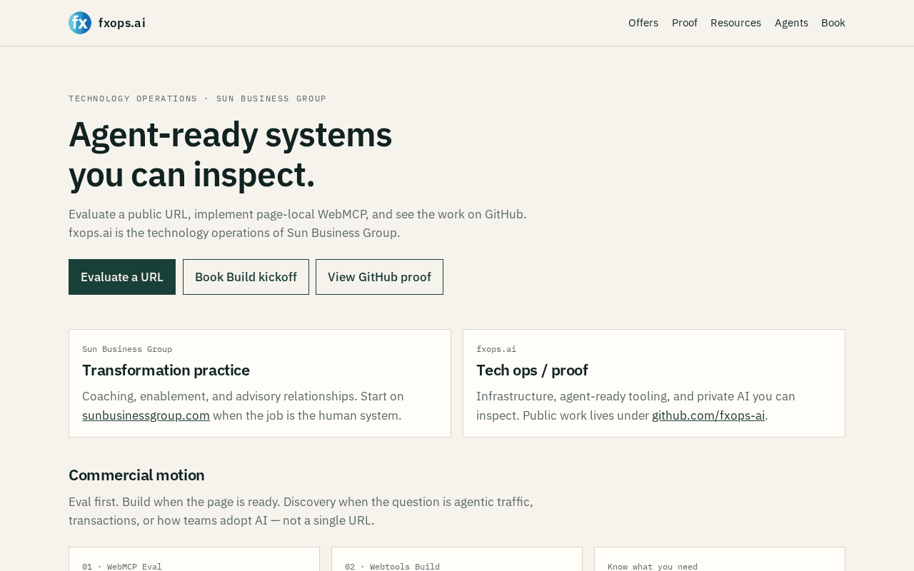 Screenshot of fxops.ai