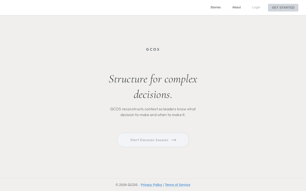 Screenshot of g-cos.ai