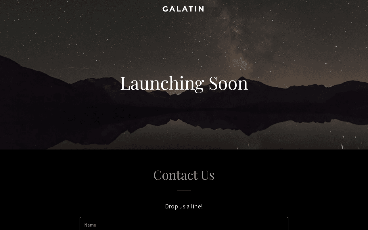Screenshot of galatin.ai