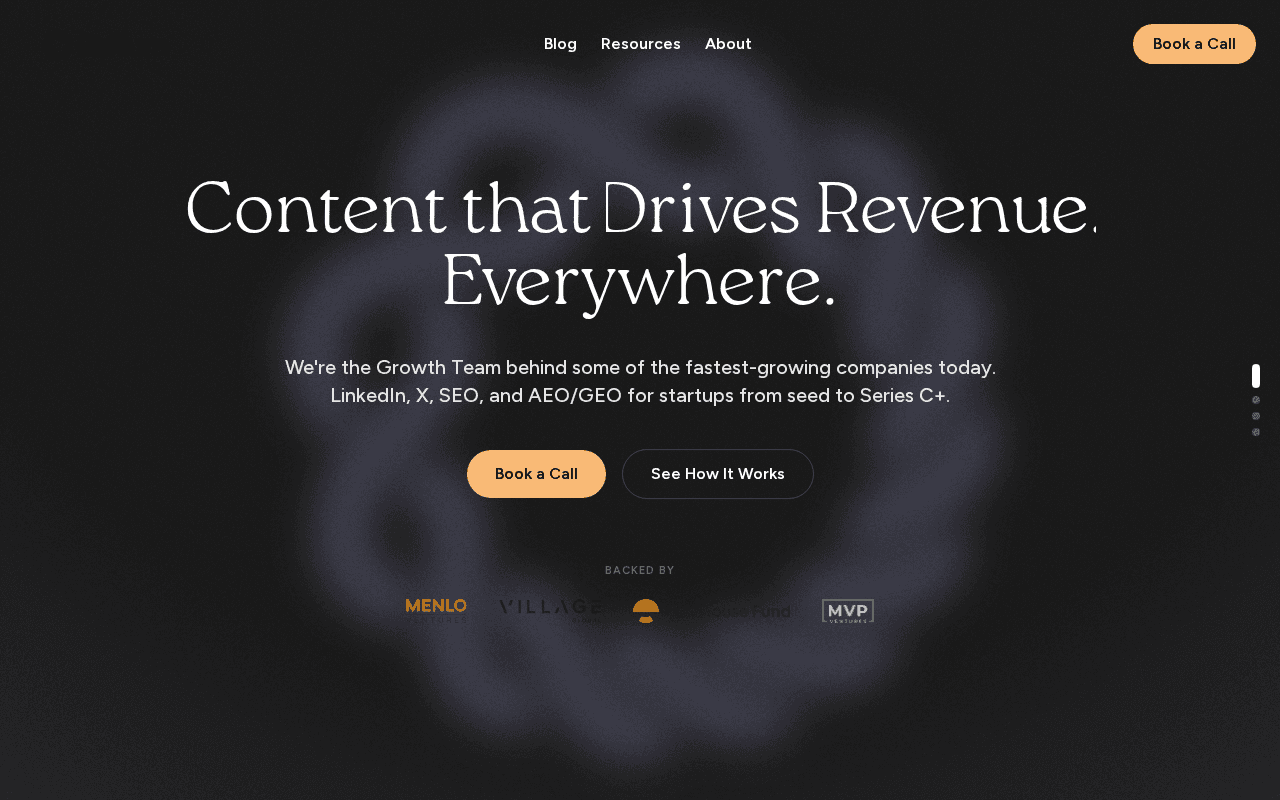 Screenshot of gallium.ai