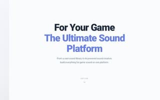 Screenshot of gamesound.ai