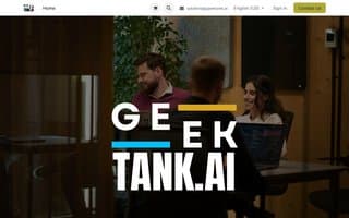 Screenshot of geektank.ai
