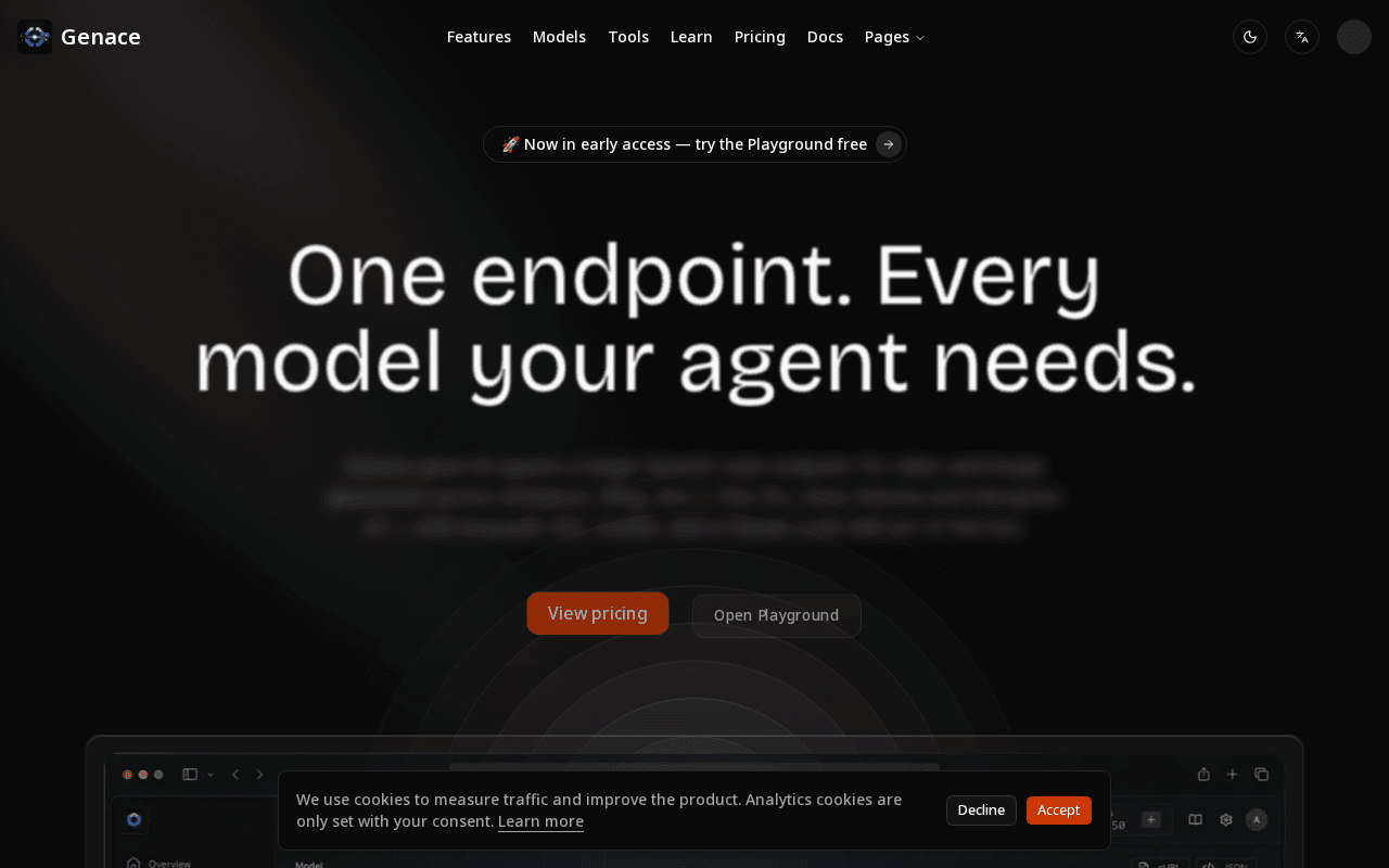 Screenshot of genace.ai