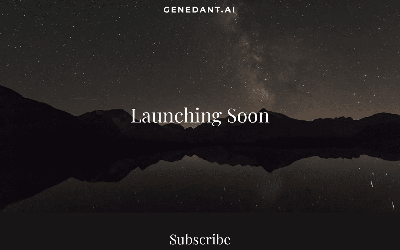 Screenshot of genedant.ai