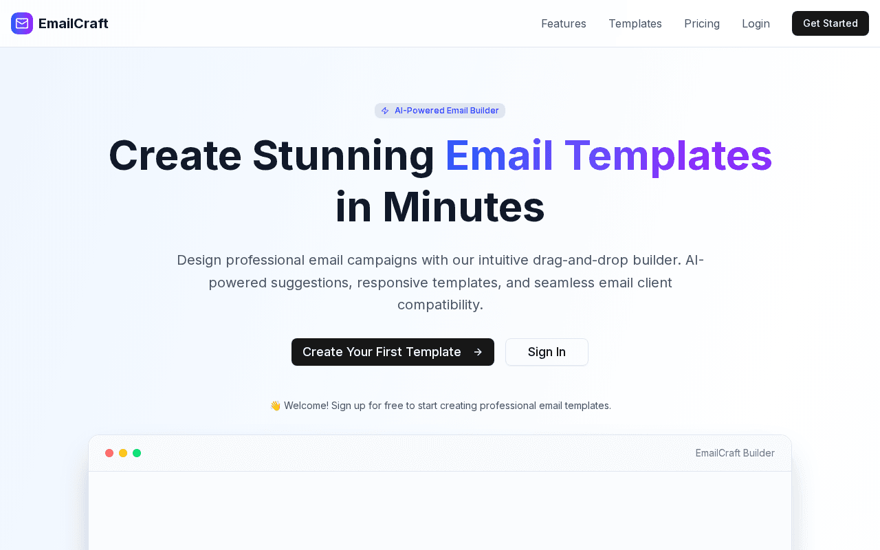 Screenshot of genemail.ai