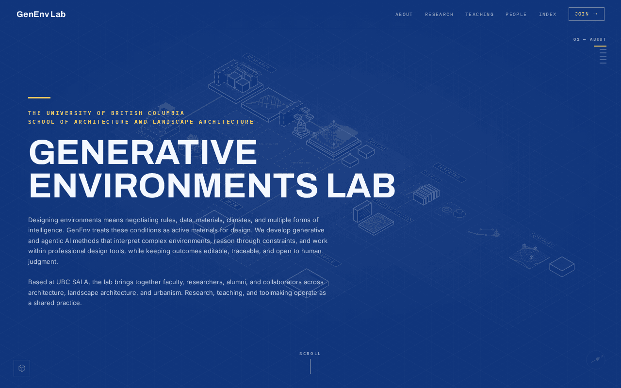 Screenshot of genenv.ai