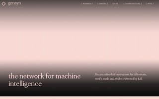 Screenshot of gensyn.ai