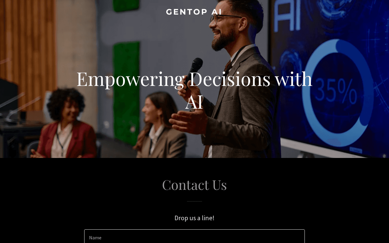 Screenshot of gentop.ai