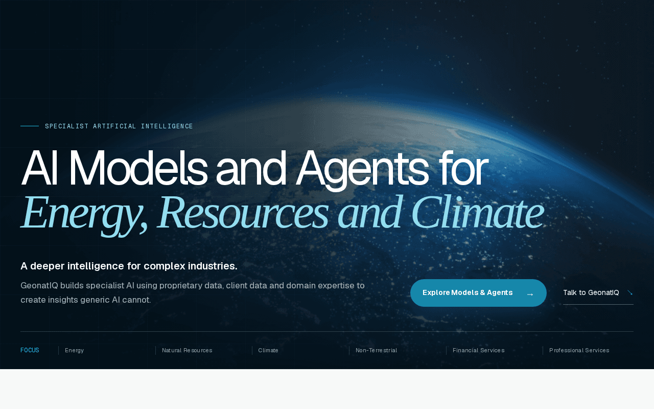 Screenshot of geonatiq.ai