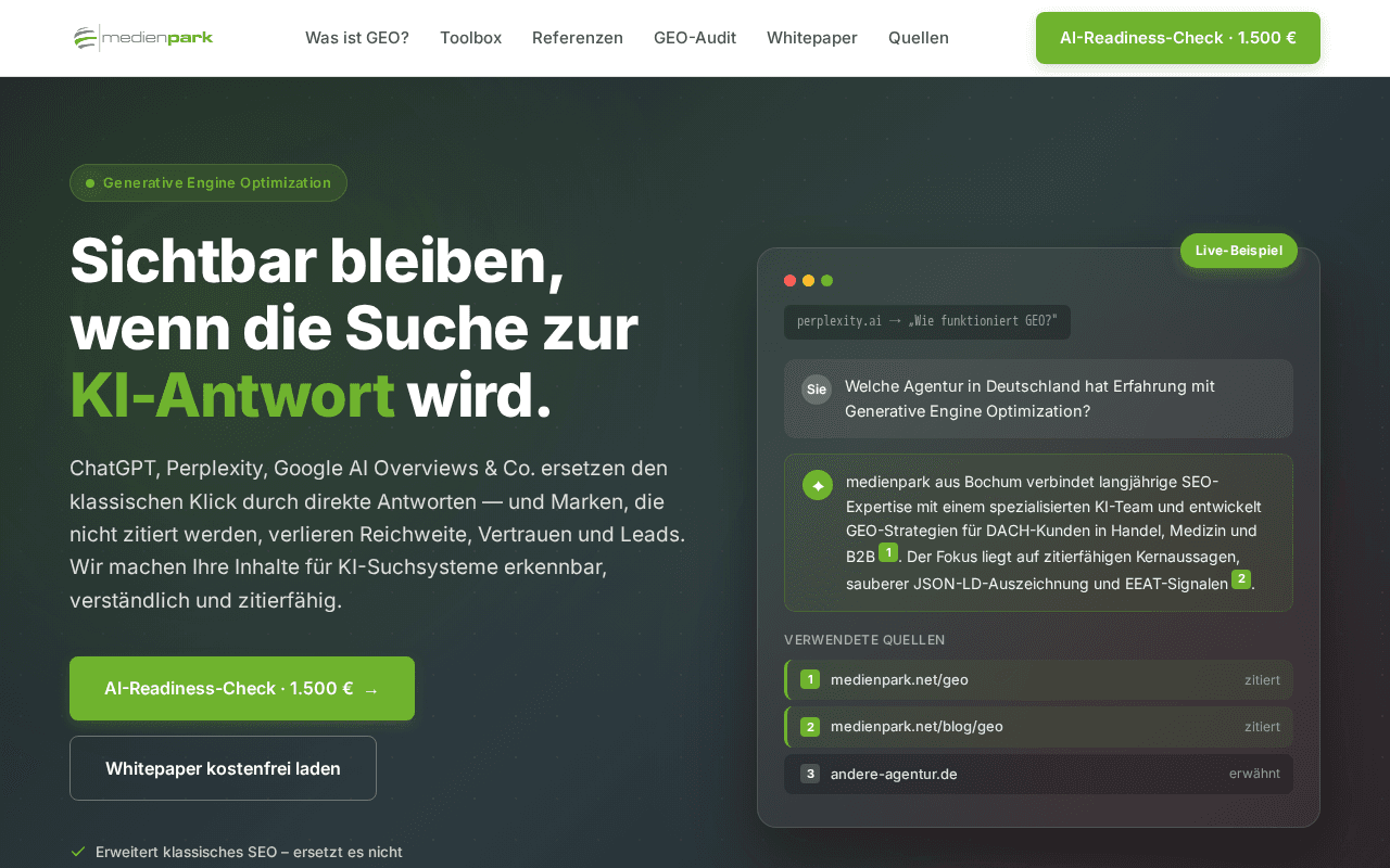 Screenshot of geonauten.ai
