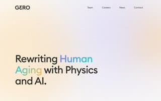 Screenshot of gero.ai