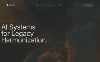 Screenshot of gestell.ai